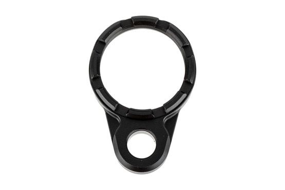The Fortis LE AR15 endplate features a black anodized finish and the K1 taper locking system